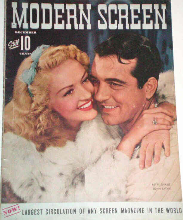 MODERN SCREEN magazine cover Issue 145 December 1942